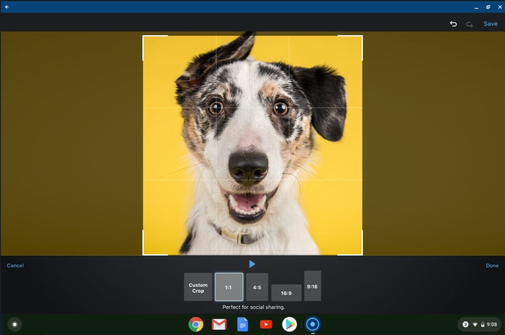 Chromebook Video Editor - Crop and Rotate