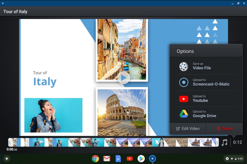 Chromebook Editor tools