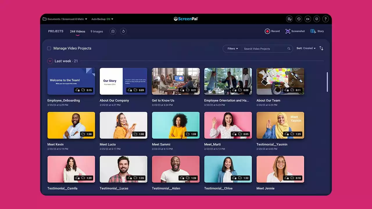 Manage Recordings