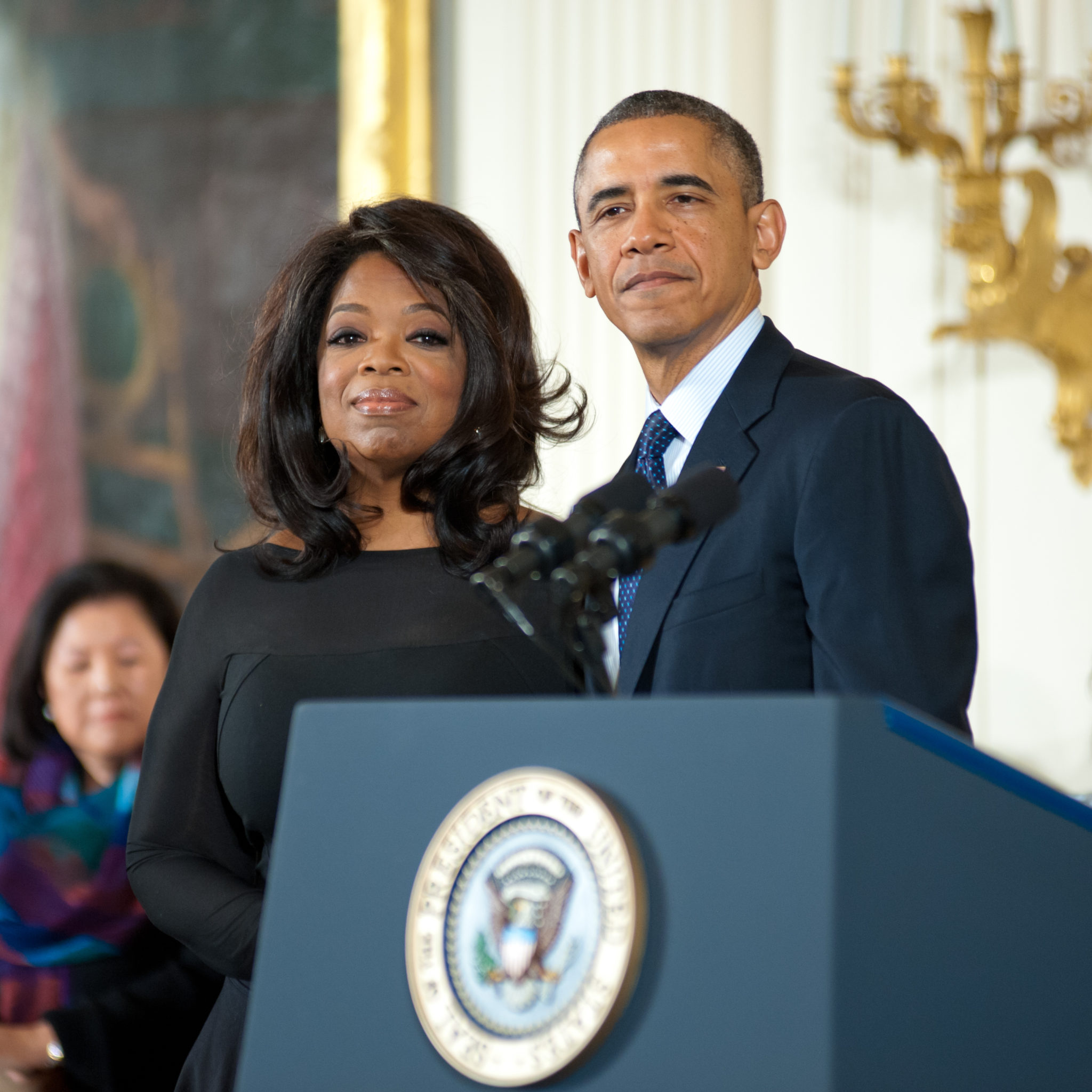 Oprah and President Obama