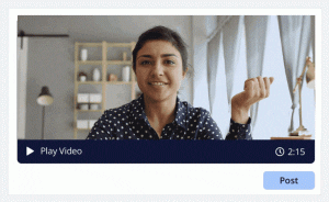 Share friendlier feedback with video messages