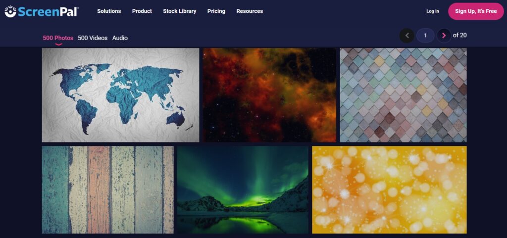 Creative virtual backgrounds