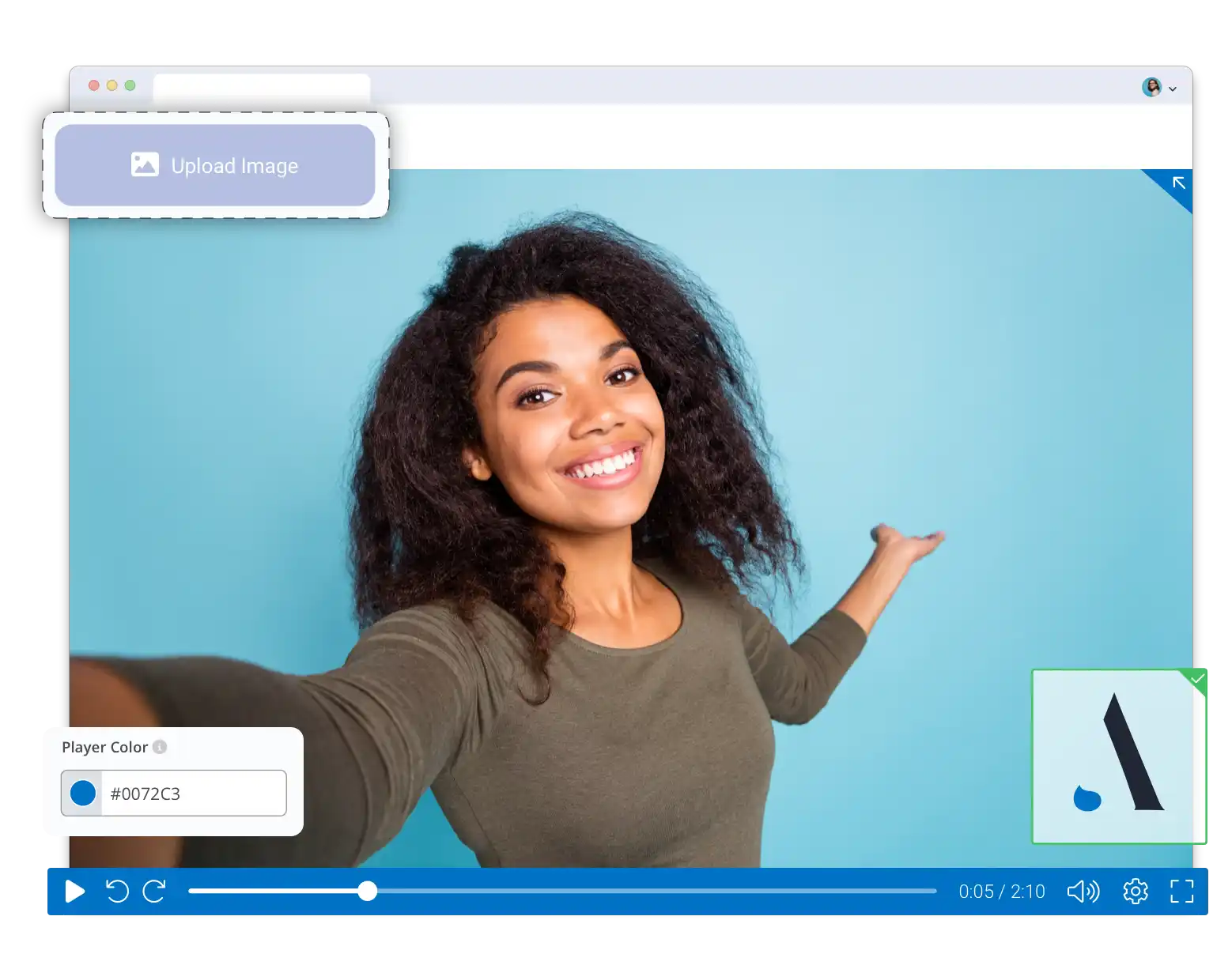 personalize your video player